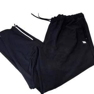 VRST Black Lightweight Athletic Workout Joggers With Ankle Zippers Men Size XL